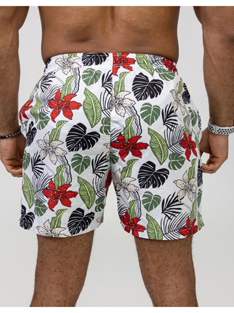 Short de bain Kebello Blanc - Kiabi