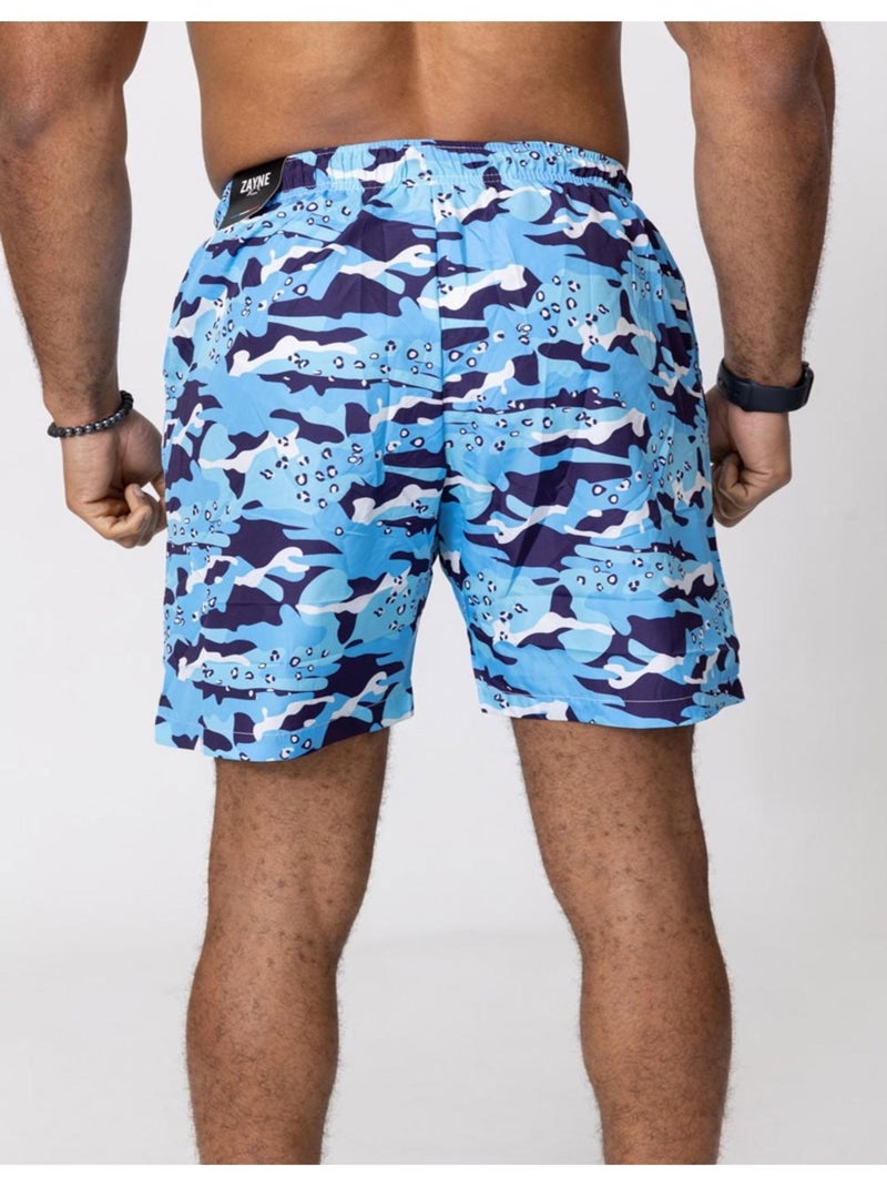 Short de bain Kebello Bleu - Kiabi