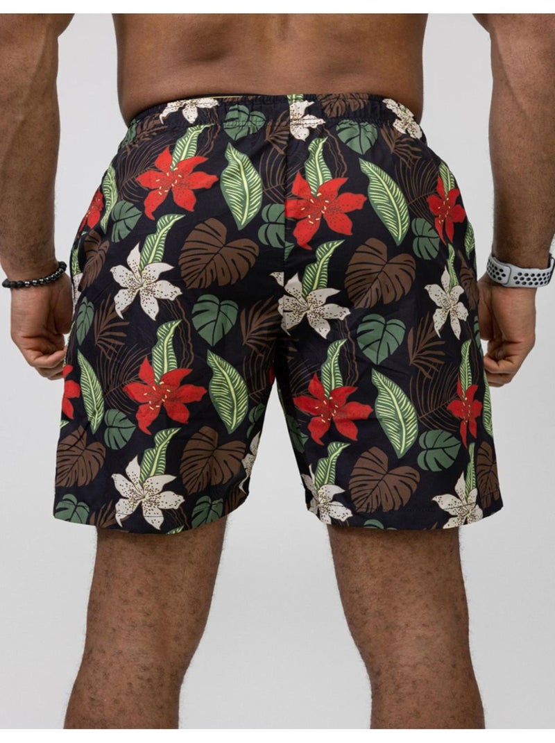 Short de bain Kebello Noir Noir - Kiabi