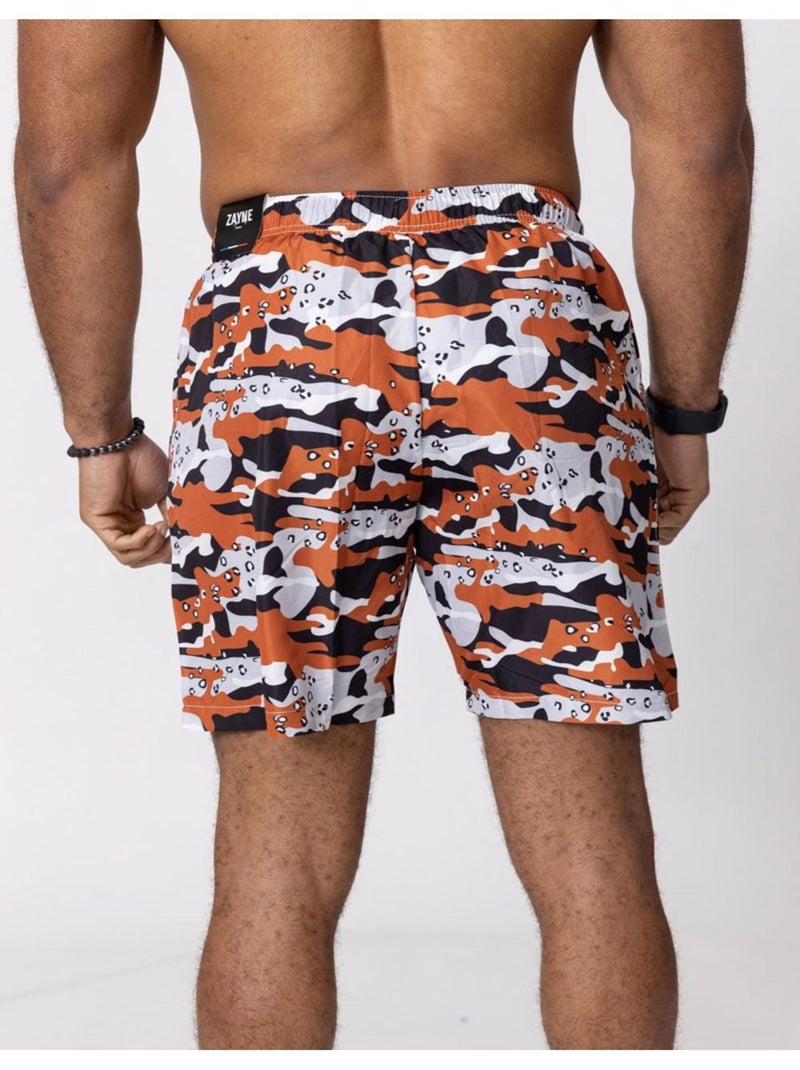 Short de bain Kebello Orange - Kiabi