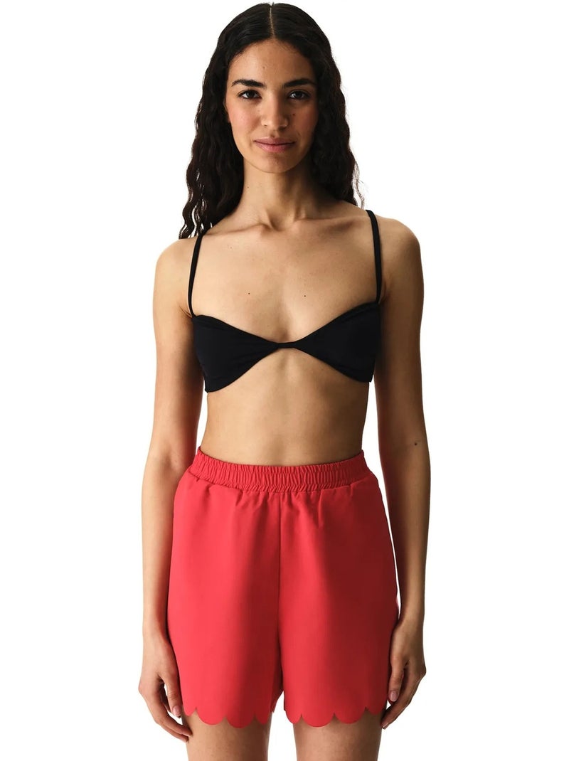 Short de bain laser femme penti Rouge - Kiabi