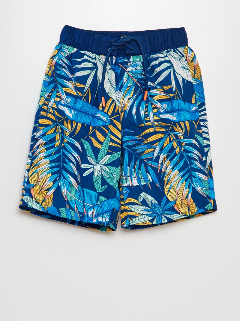 Short de bain long Bleu - Kiabi