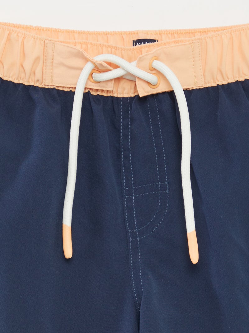 Short de bain long dégradé BLEU - Kiabi