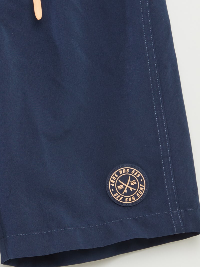 Short de bain long dégradé BLEU - Kiabi