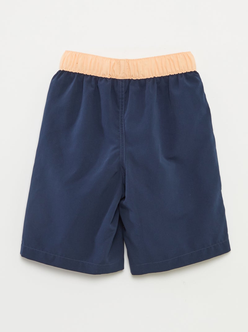 Short de bain long dégradé BLEU - Kiabi