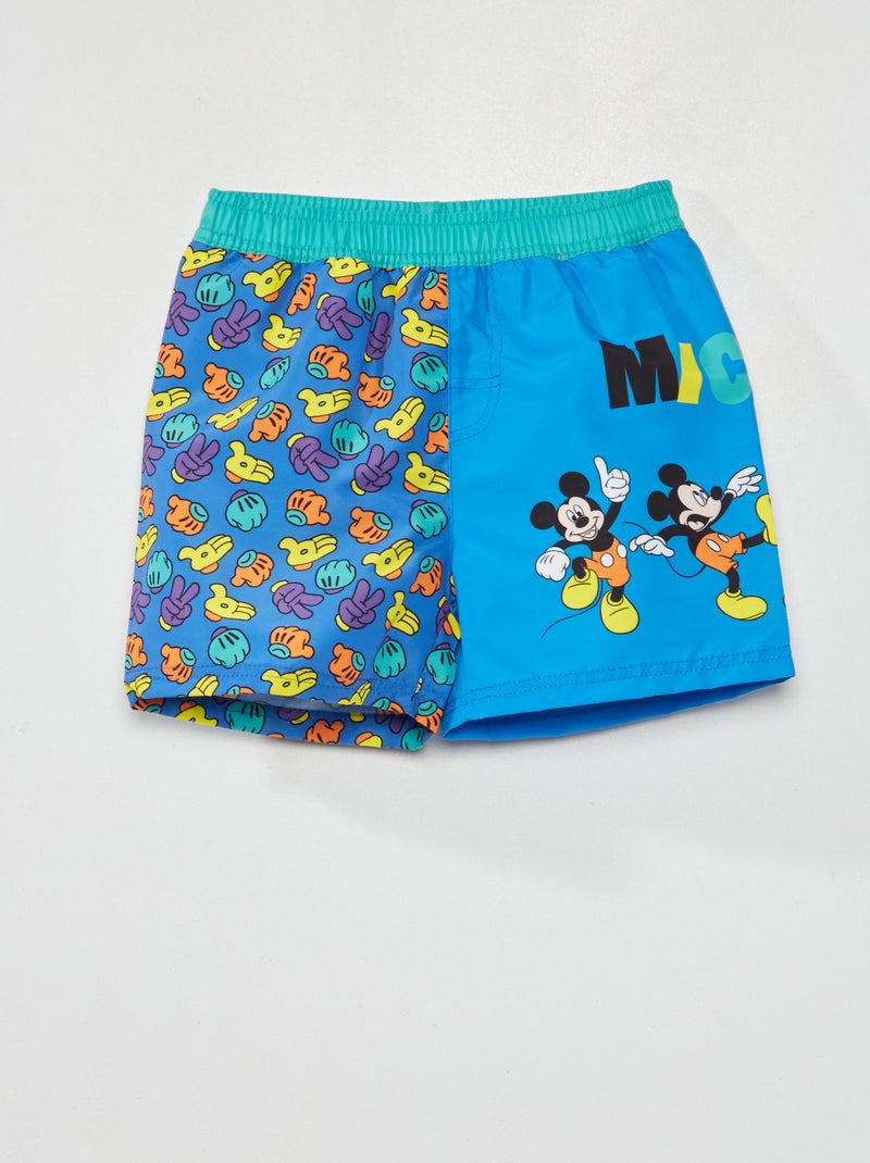 Short de bain 'Mickey' bleu - Kiabi