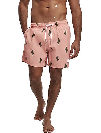 Short de bain motif/style cactus - urban classics