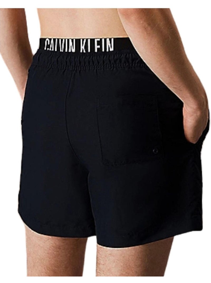 Short de bain motif/style double face - calvin klein Bleu marine - Kiabi