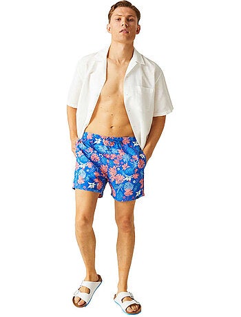 Short de bain motif/style famille hawaïenne loras - regatta