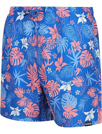 Short de bain motif/style famille hawaïenne loras - regatta