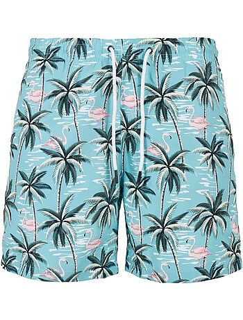 Short de bain motif/style oiseaux tropicaux - urban classics