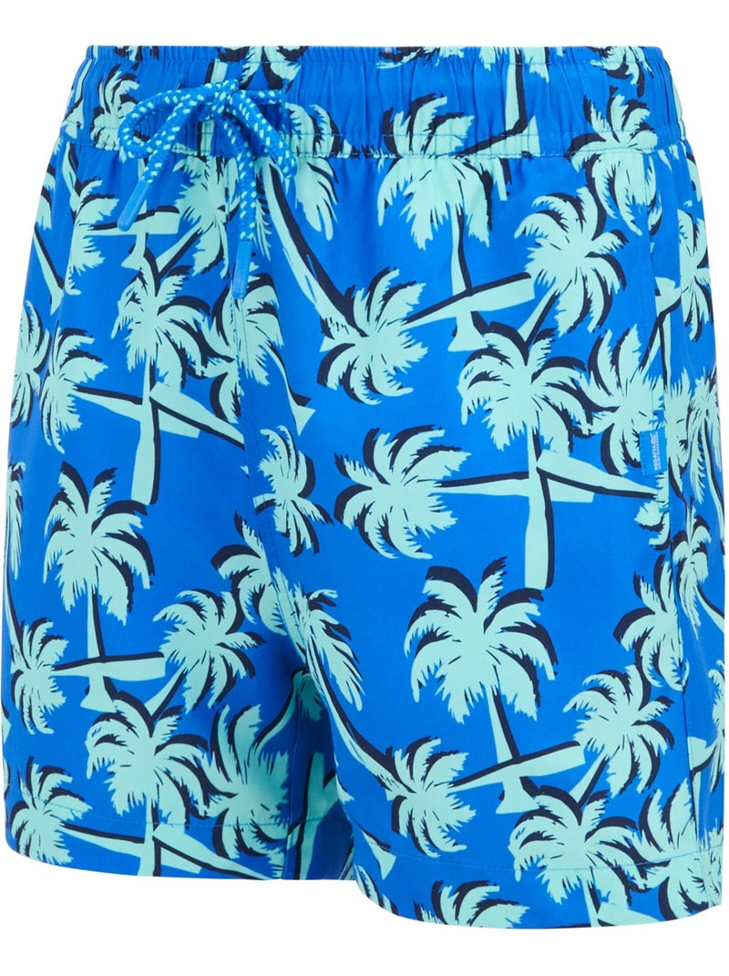 Short de bain motif/style palmier skander - regatta Bleu ciel - Kiabi
