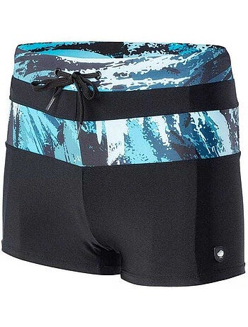 Short de bain motif/style panneau contrasté tahu - aquawave