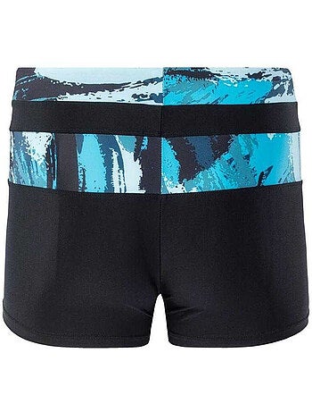 Short de bain motif/style panneau contrasté tahu - aquawave