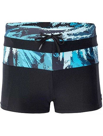Short de bain motif/style panneau contrasté tahu - aquawave