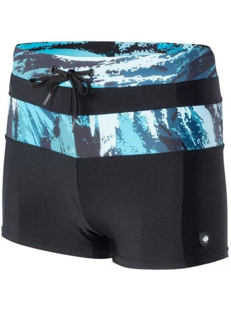 Short de bain motif/style panneau contrasté tahu - aquawave Noir Bleu - Kiabi