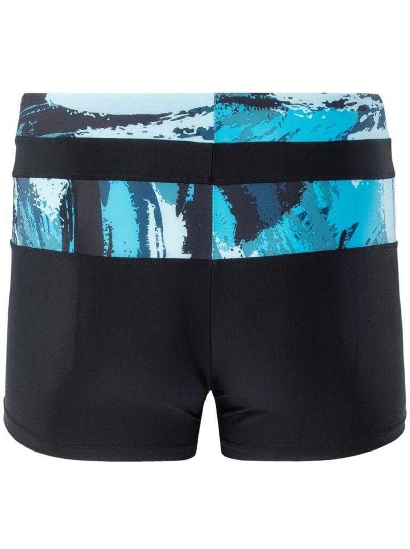 Short de bain motif/style panneau contrasté tahu - aquawave Noir Bleu - Kiabi