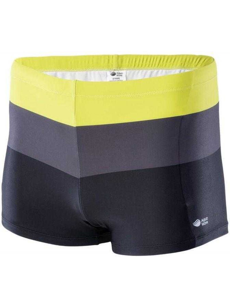 Short de bain motif/style rayé - aquawave Noir Jaune - Kiabi