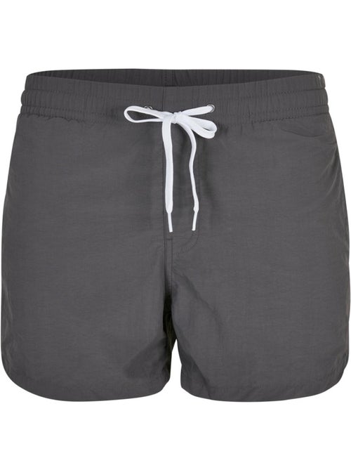 Short de bain motif/style uni - build your brand - Kiabi
