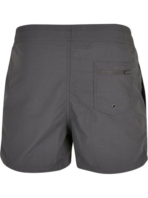 Short de bain motif/style uni - build your brand - Kiabi