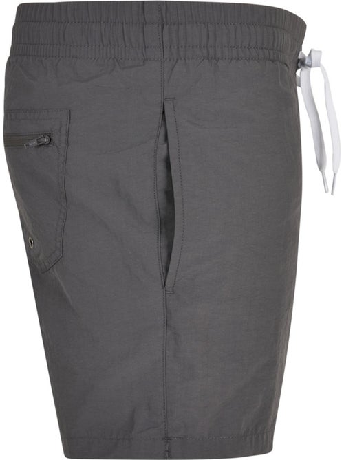 Short de bain motif/style uni - build your brand - Kiabi