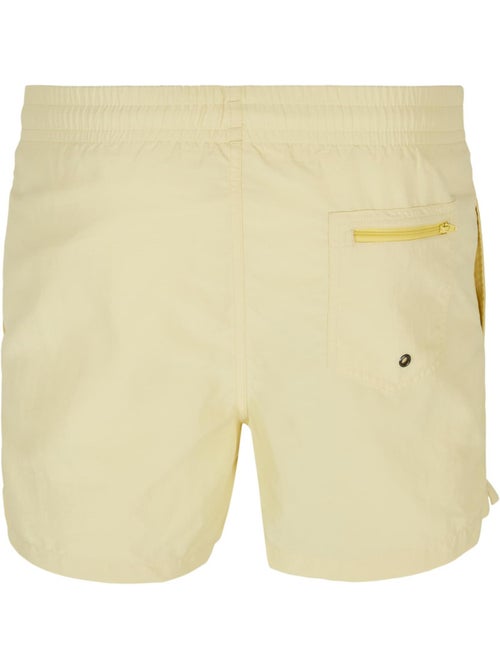 Short de bain motif/style uni - build your brand - Kiabi