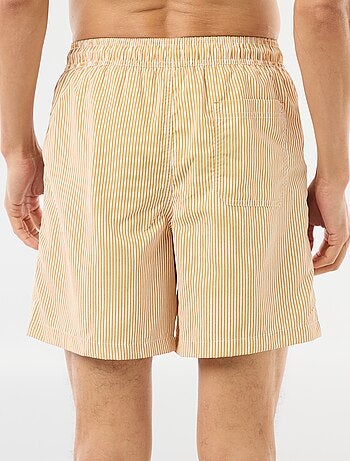 Short de bain rayé