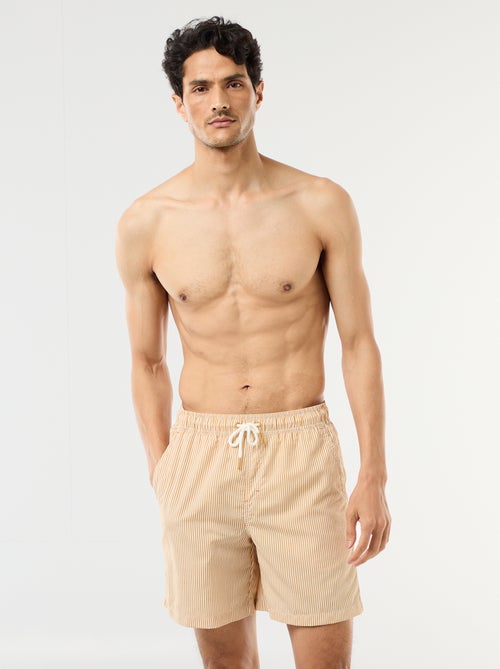 Short de bain rayé - Kiabi Short de bain rayé - Kiabi