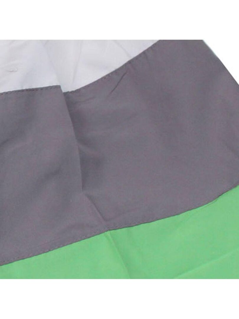 Short de bain rayé Kebello Vert - Kiabi