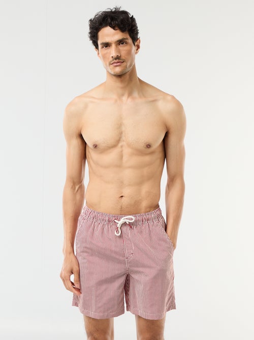 Short de bain rayé - Kiabi Short de bain rayé - Kiabi