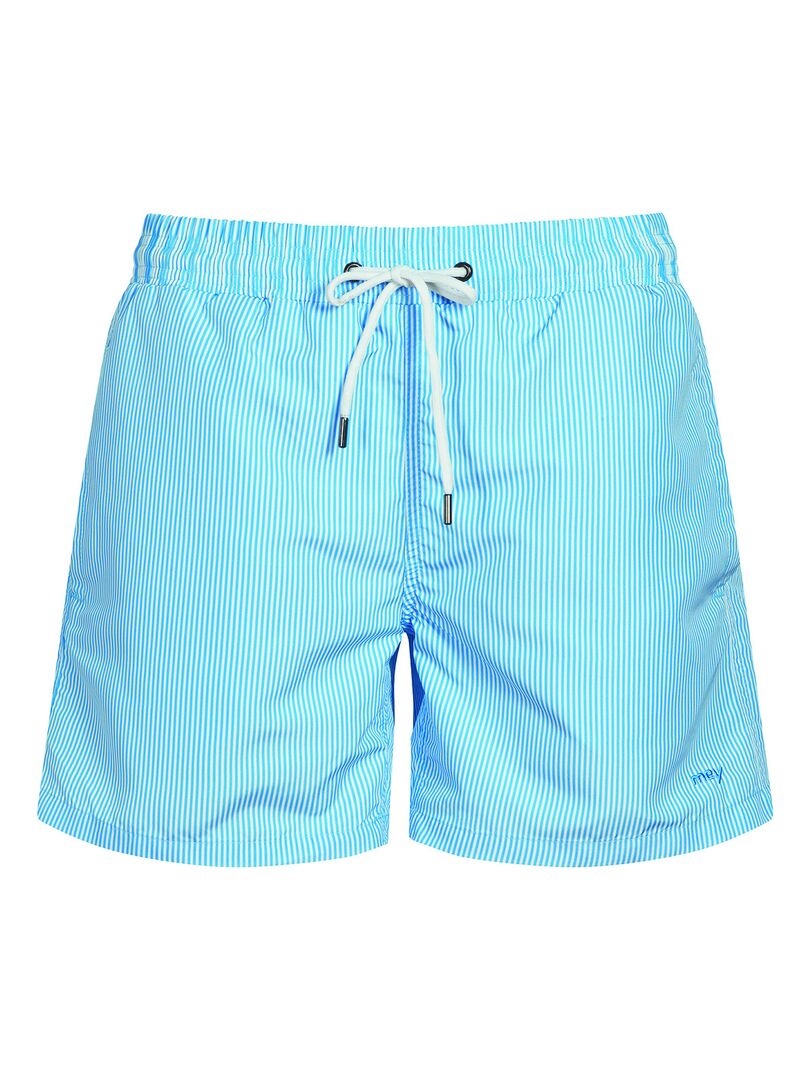 Short de bain Madeira rayé en rose – Fedeli