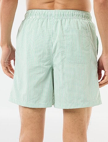 Short de bain rayé