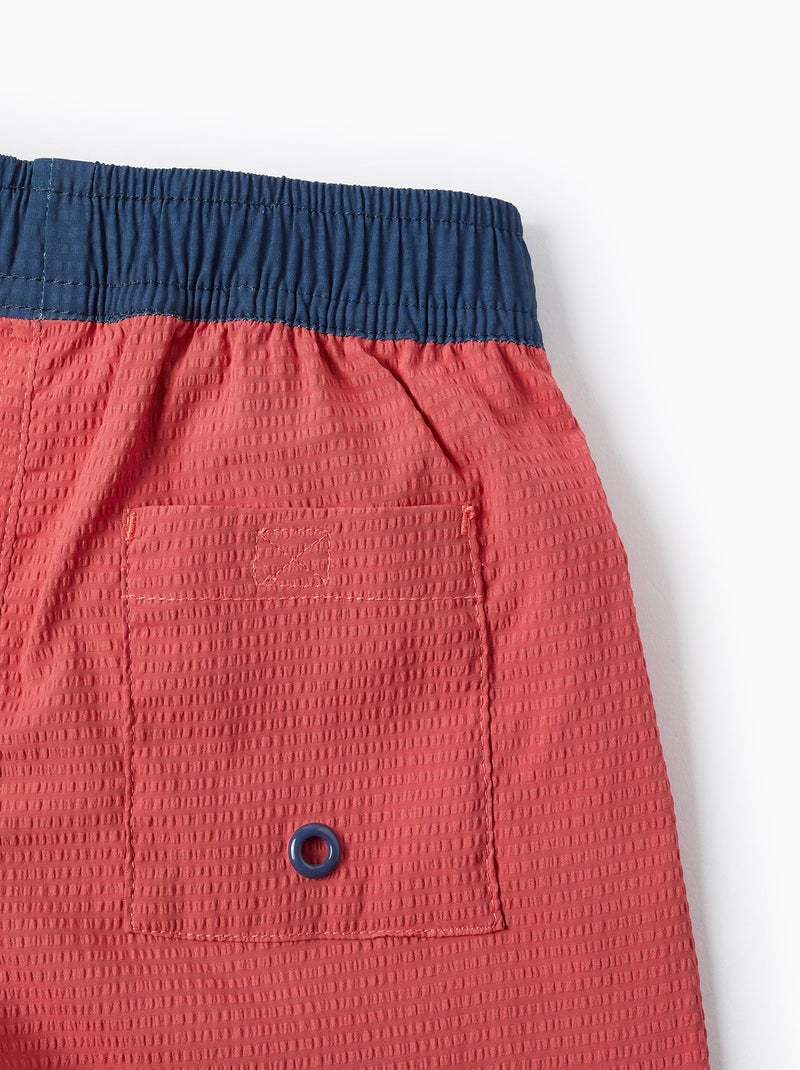 Short de Bain Rouge clair - Kiabi