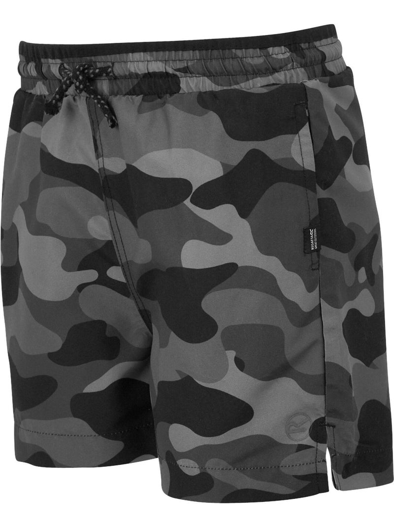 Short de bain skander - regatta Gris Noir - Kiabi