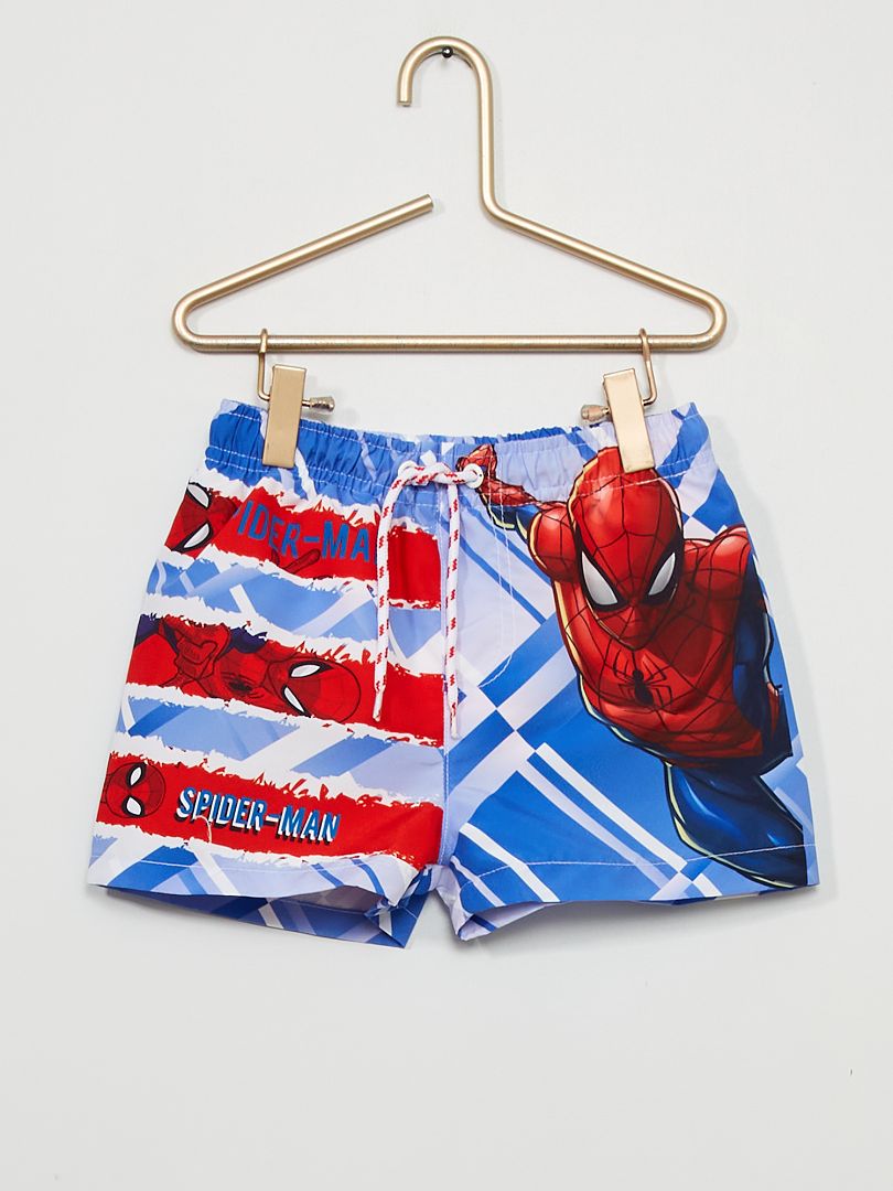 Short de bain 'Spider-Man' bleu - Kiabi