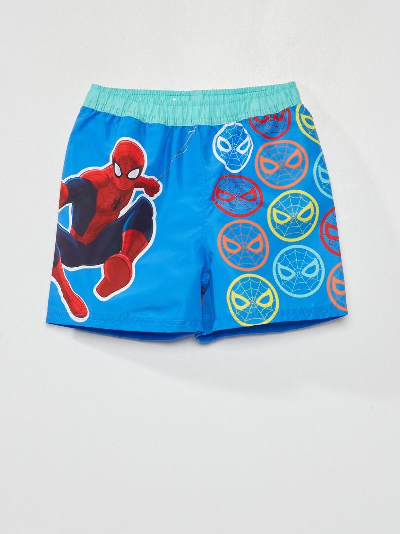 Short de bain 'Spider-Man' bleu - Kiabi