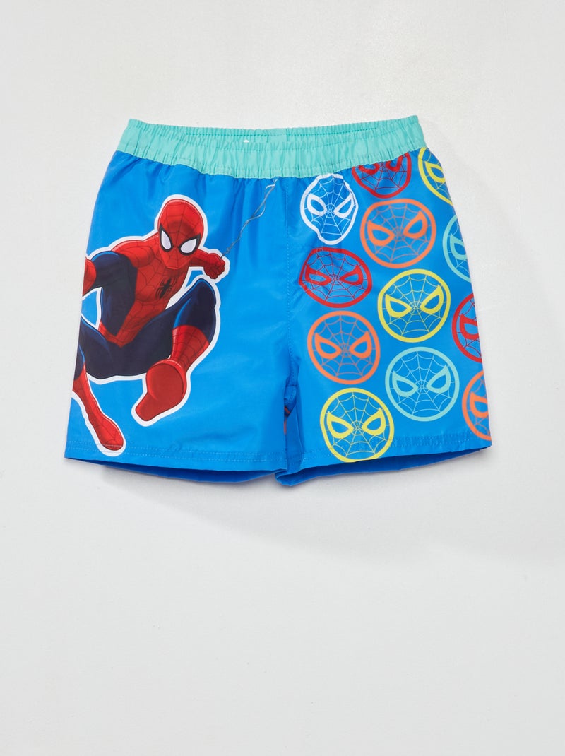 Short de bain 'Spider-Man' bleu - Kiabi