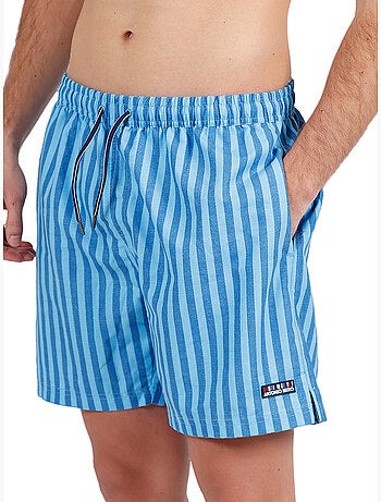 Short de bain Stripes Antonio Miro bleu