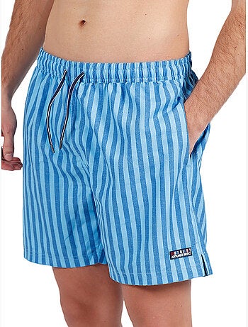 Short de bain Stripes Antonio Miro bleu