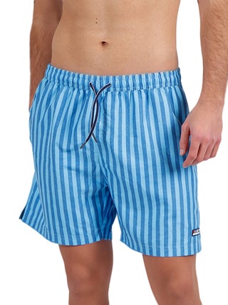 Short de bain Stripes Antonio Miro bleu