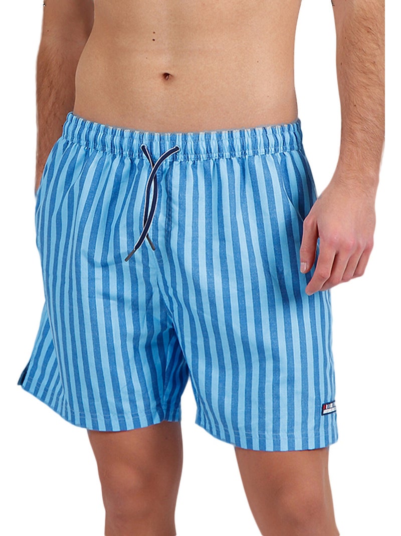 Short de bain stripes antonio miro Bleu - Kiabi