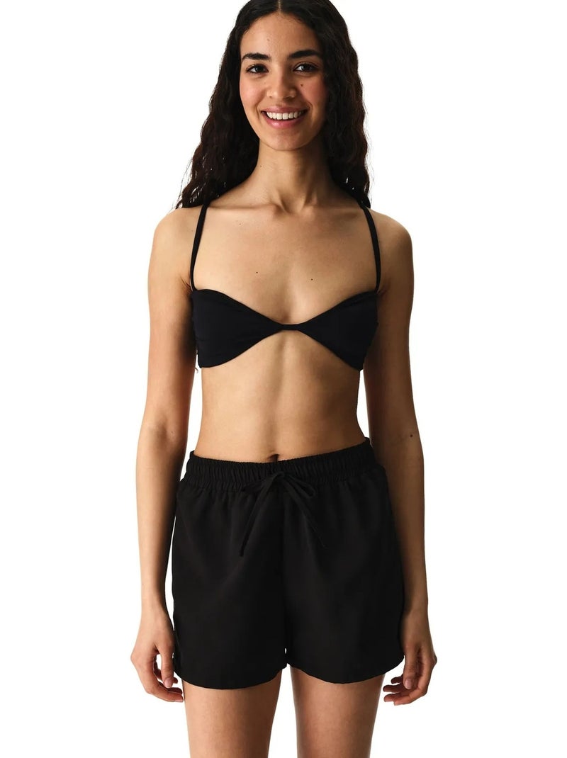 Short de bain trim femme penti Noir - Kiabi
