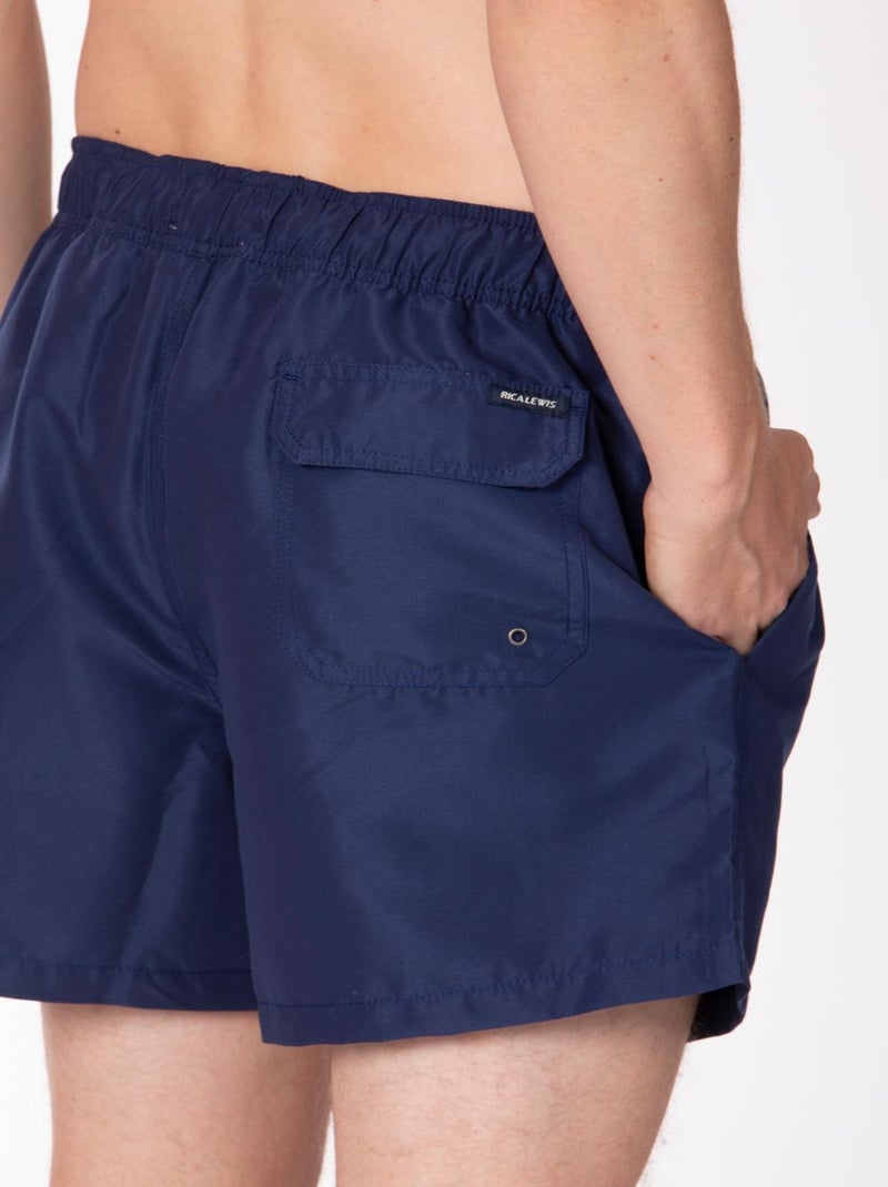 Short de bain uni AZAR 'Rica Lewis' Bleu - Kiabi