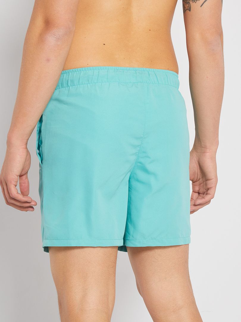 Short de bain uni bleu turquoise Kiabi 4.00€