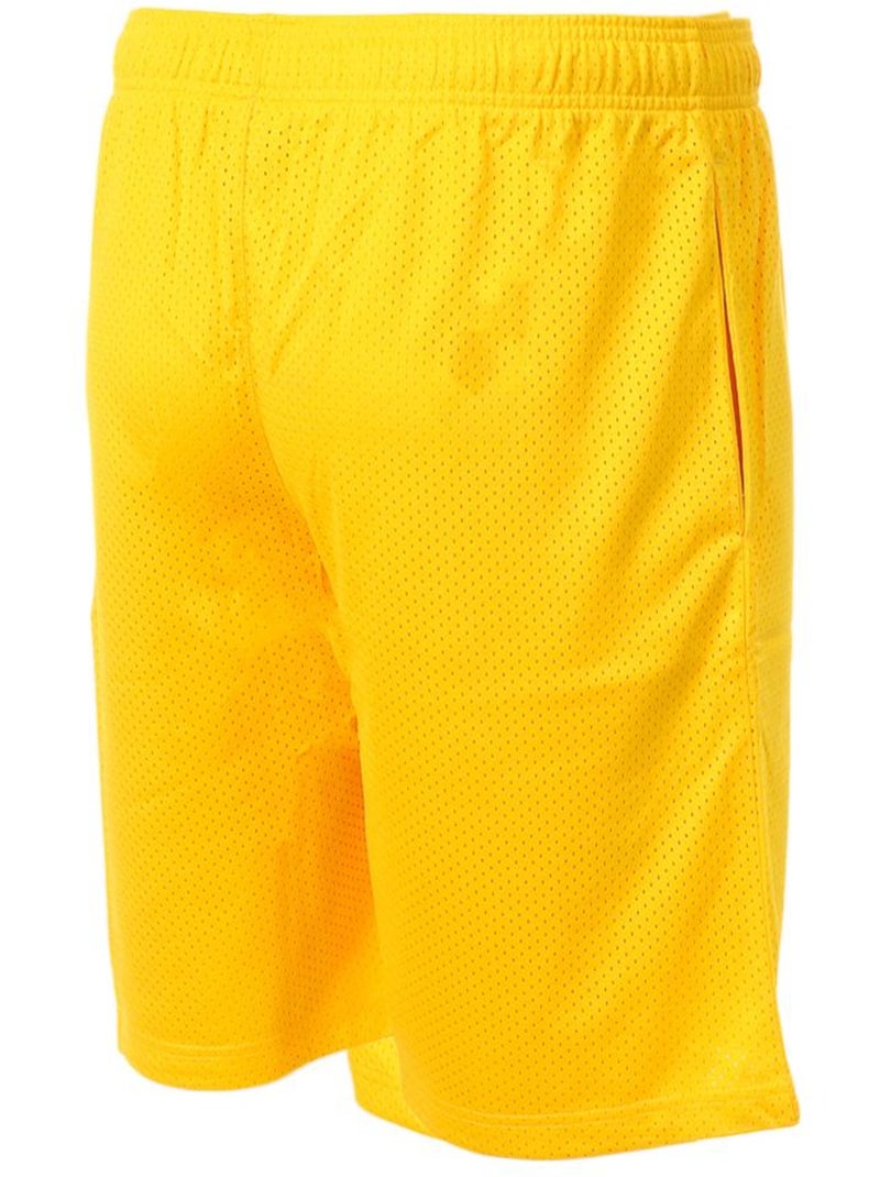 Short de Basketball Homme NBA Los Angeles Lakers Jaune - Kiabi