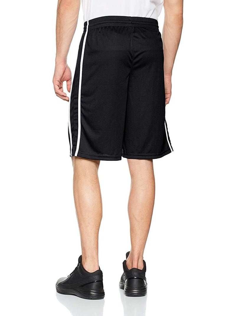 Short de basketball s - spiro Noir Blanc - Kiabi