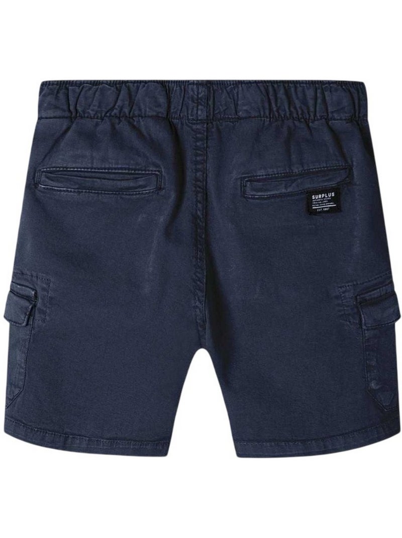 Short de combat décontracté motif/style badge - minoti Bleu - Kiabi