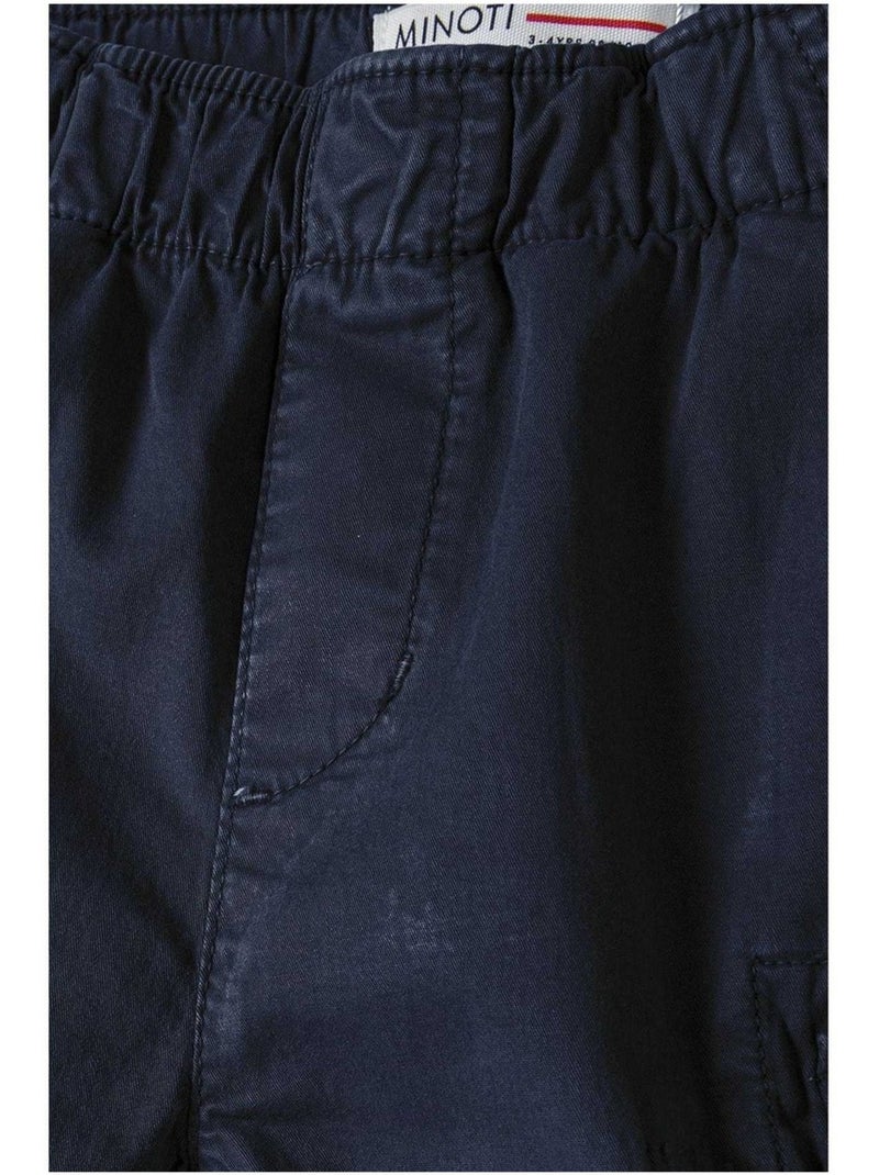 Short de combat décontracté motif/style badge - minoti Bleu - Kiabi