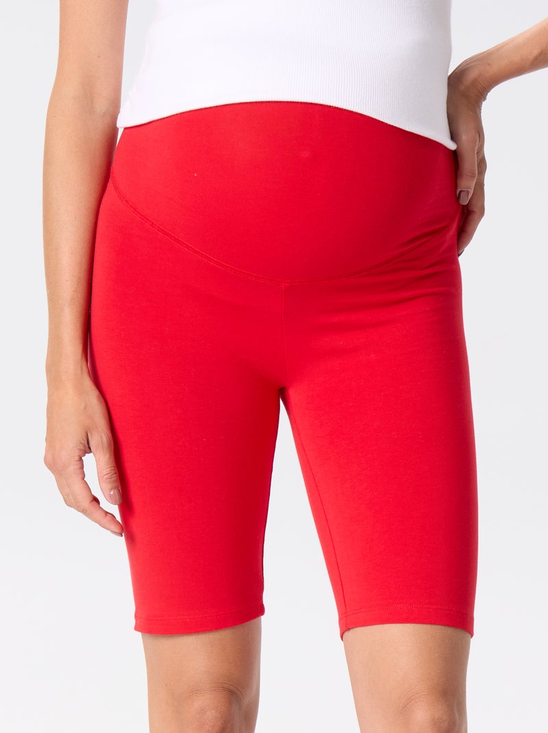 Short de cycliste de grossesse Rouge - Kiabi