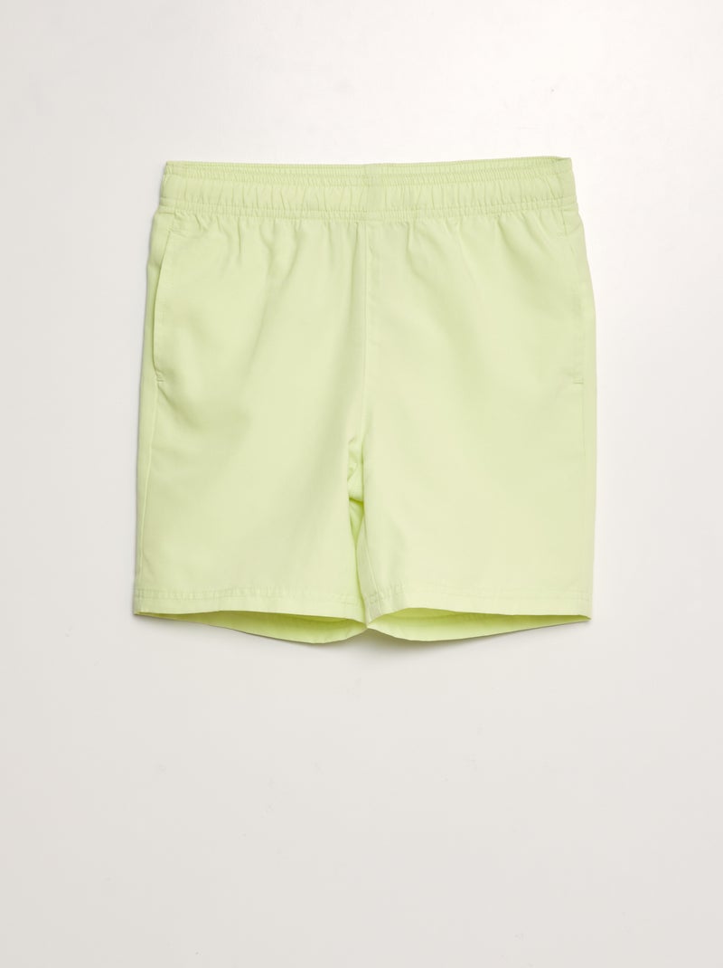 Short de foot Jaune - Kiabi